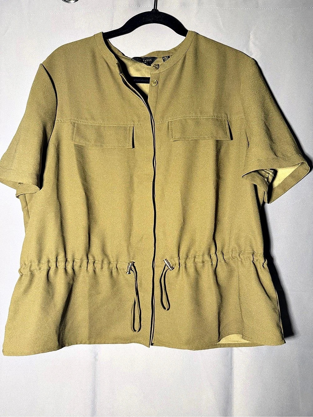 Ted Baker Utility Blouse in Green Size 5
